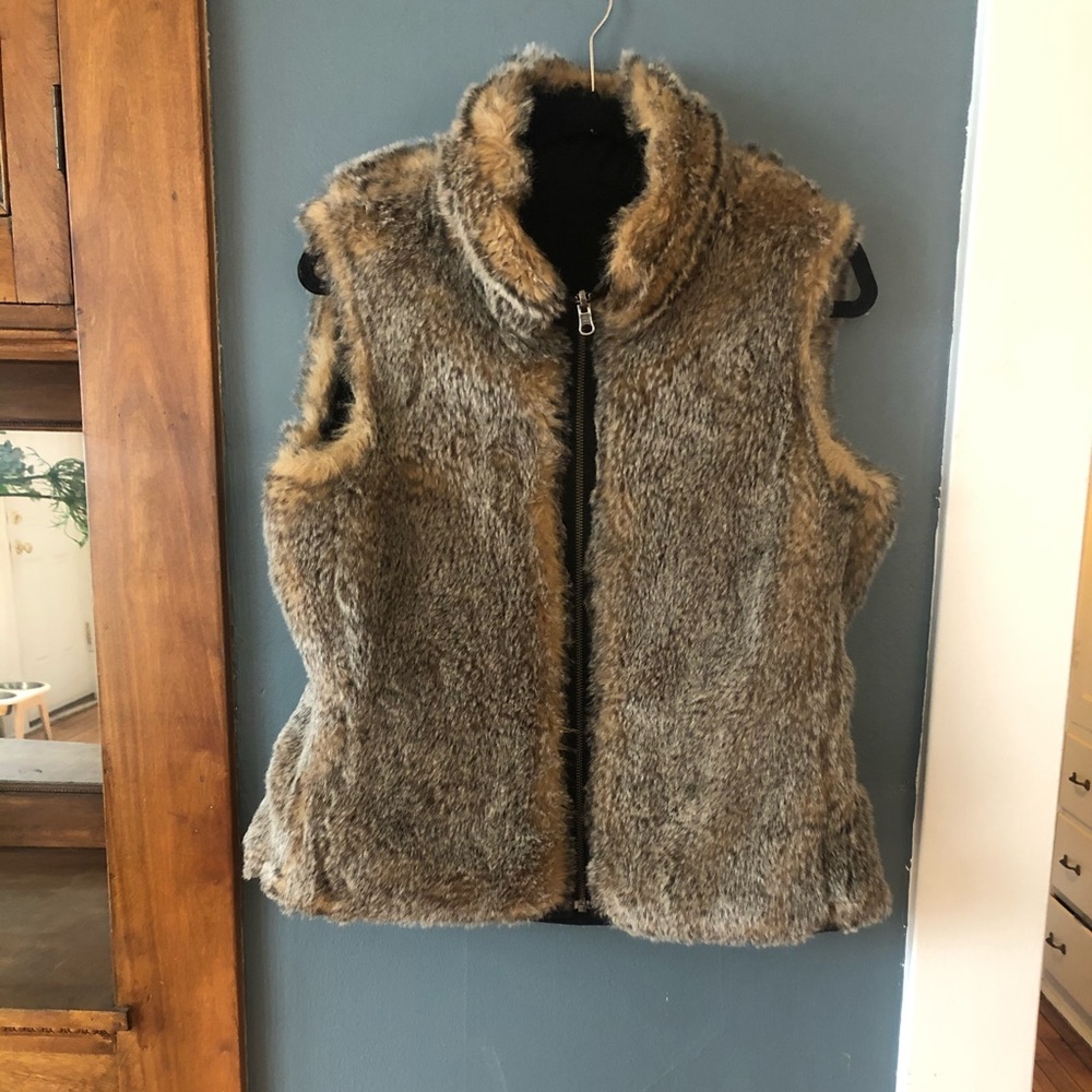 Vintage fur vest